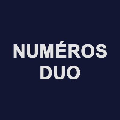 Numéros duo