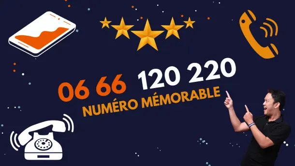 Numéro super facile à mémoriser : 06 66 120 220