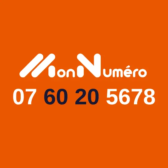 Numéro mobile facile à retenir : 07 60 20 5 6 7 8